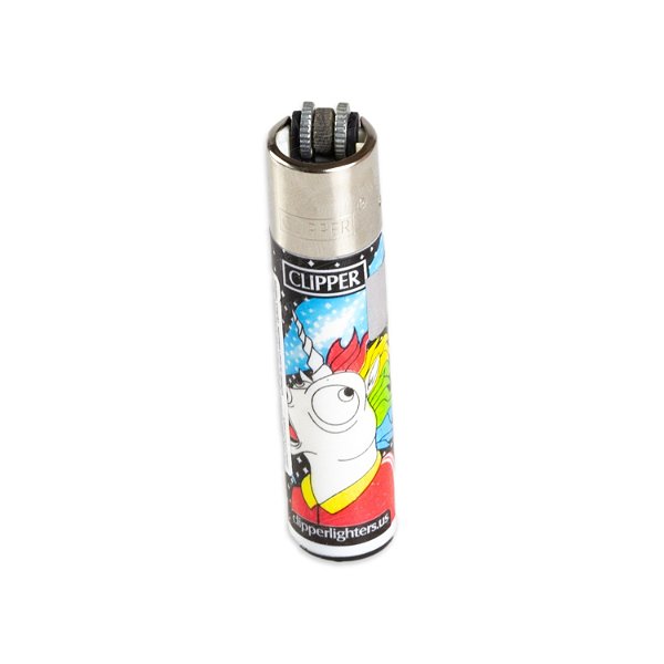 Isqueiro Clipper Grande Cool Unicorns - 2/4