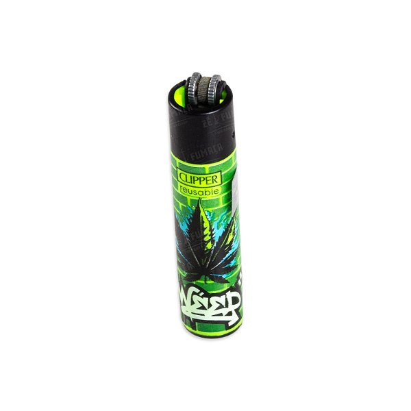 Isqueiro Clipper Grande Graff Weed - Weed
