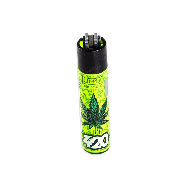 Isqueiro Clipper Grande Graff Weed - 4:20