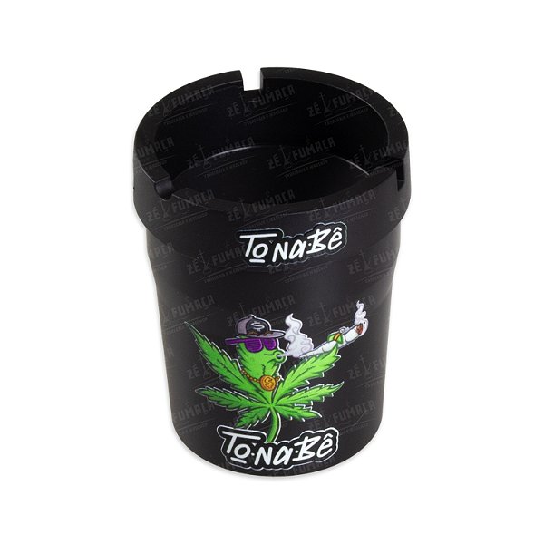 Cinzeiro para carro ToNaBê Preto - Flor