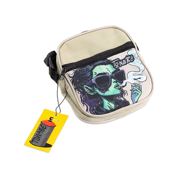 Shoulder Bag Pequena ToNaBê Zombie Girl- Branca