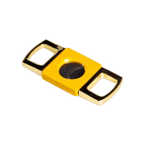 Cortador de Charuto Kilinge de Metal- Mix Amarelo e Dourado M2