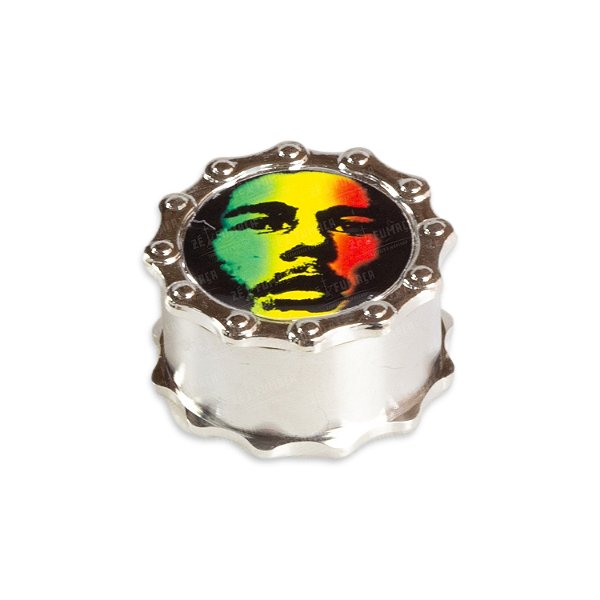 Dichavador De Metal BOB Skull Chain V- Prateado