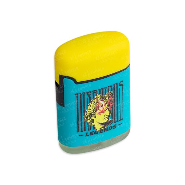 Isqueiro Maçarico Zengaz Infamous Legends - Mix Azul e Amarelo