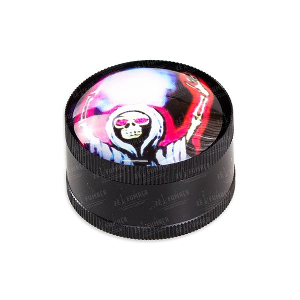 Dichavador de Metal Skull New Preto - Caveira