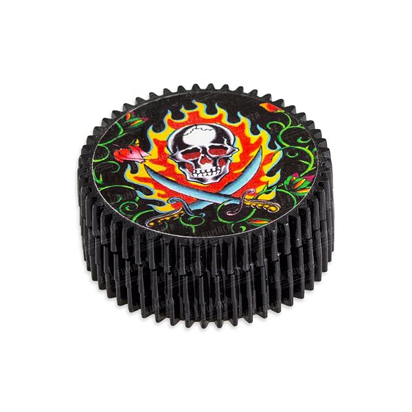 Dichavador de Metal Pirate Skull - Engrenagem Preto