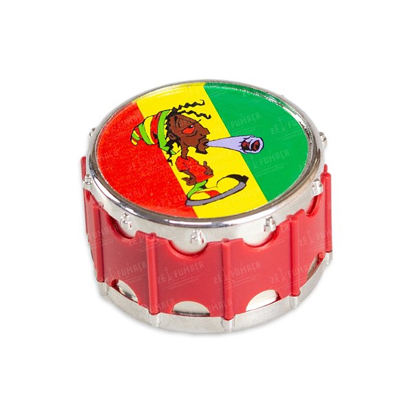 Dichavador De Metal Tambor Bob - Vermelho