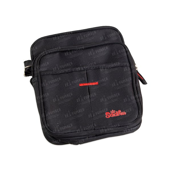 Shoulder Bag Sadhu Office - Mix Preto e Vermelho