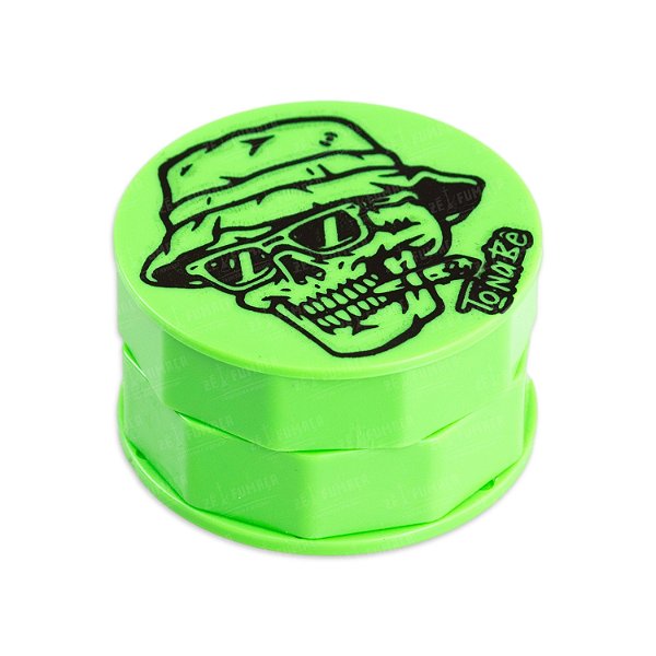 Dichavador de Plástico To Na Bê (Caveira) - Verde