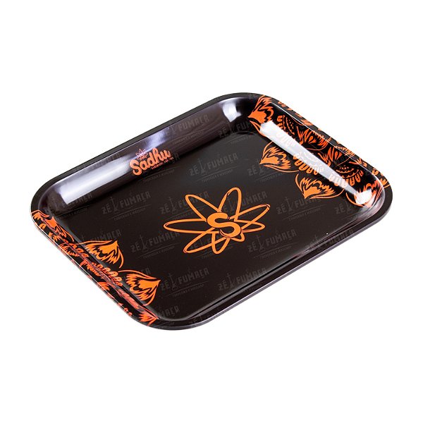 Bandeja de Metal Grande Sadhu - Mix Laranja e Preto II