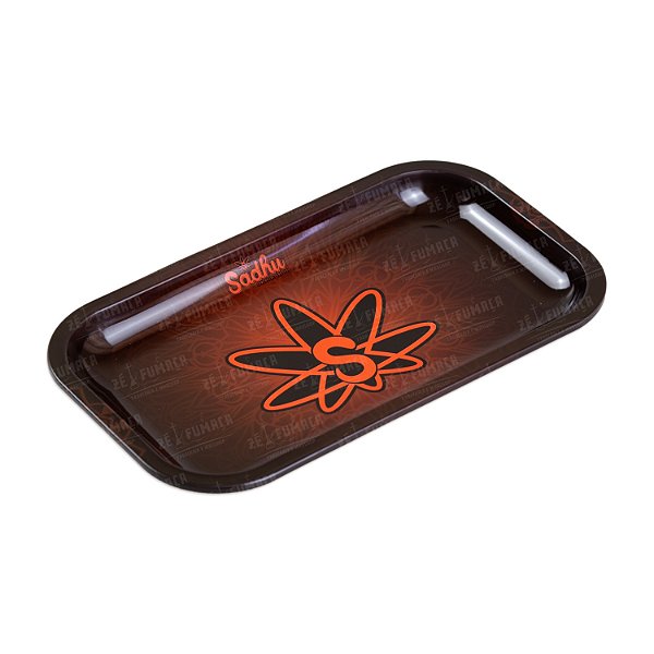 Bandeja de Metal Média Sadhu - Mix Laranja e Preto