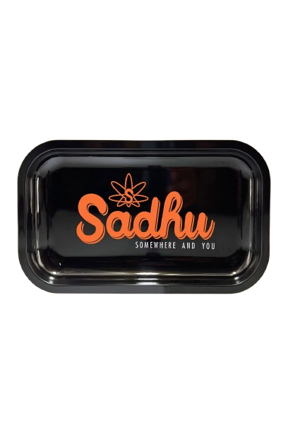 Bandeja de Metal Média Sadhu - Logo Sadhu Preto