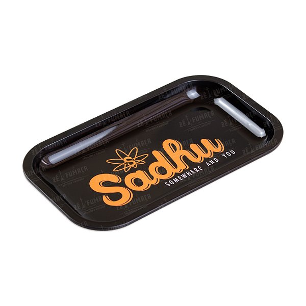 Bandeja de Metal Média Sadhu - Logo Sadhu Preto