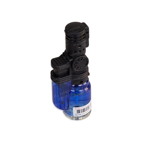 Isqueiro Maçarico Firestar Bico Móvel (1 Chama) - Azul Translúcido