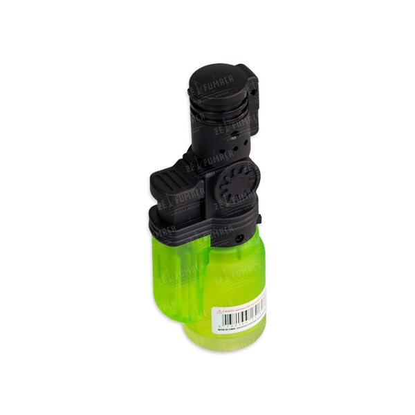 Isqueiro Maçarico Firestar Bico Móvel (1 Chama) - Verde Fosco