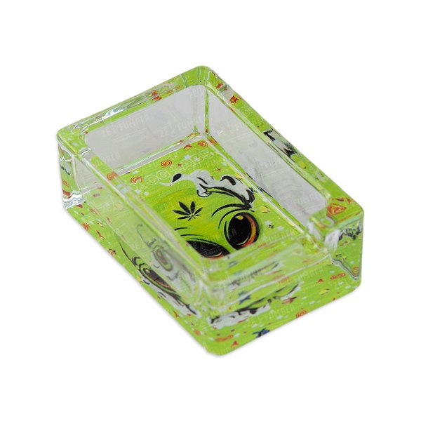 Cinzeiro de Vidro Retangular - Alien Smoking