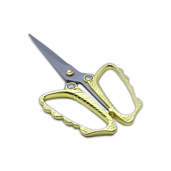 Tesoura Na Boa Big Butterfly - Dourada