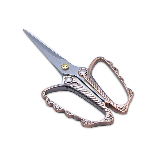 Tesoura Na Boa Big Butterfly - Bronze Envelhecido