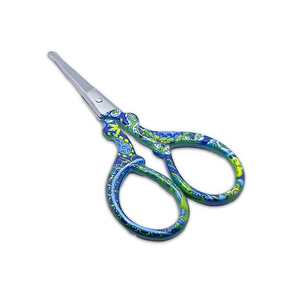 Tesoura Na Boa Hash - Azul Floral