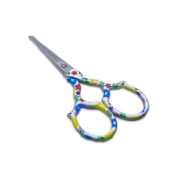 Tesoura Na Boa Style - Mix Branco, Vermelho e Azul