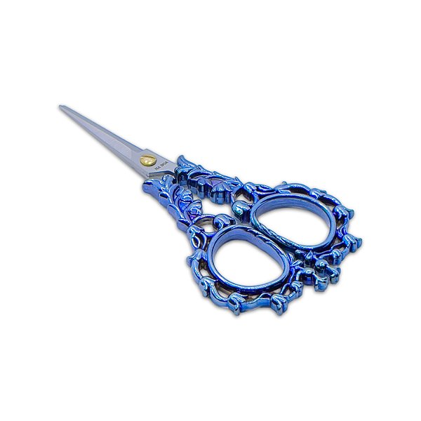 Tesoura Na Boa Vintage - Azul