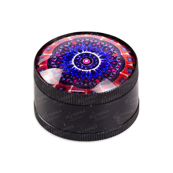 Dichavador de Metal Lente - Mix Vermelho e Azul