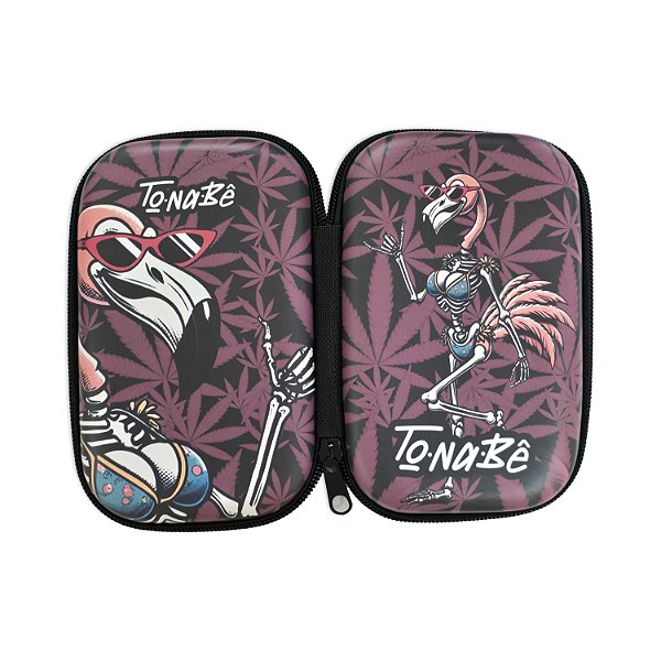 Case Grande Estampada To Na Bê - Flamingo
