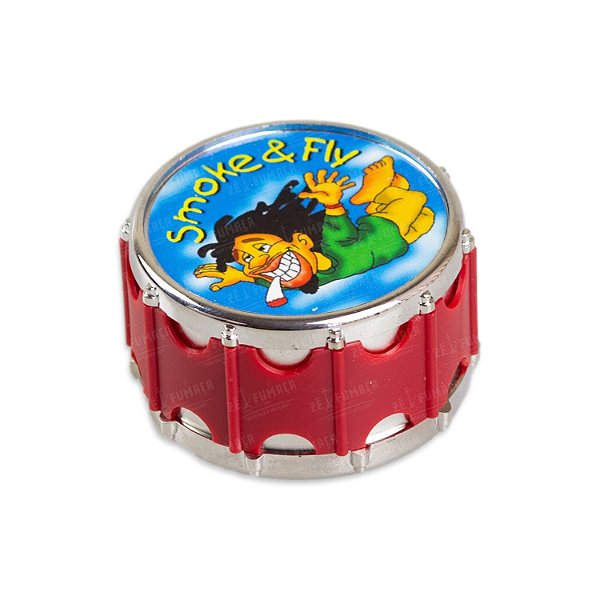 Dichavador De Metal Tambor Bob - Vermelho II