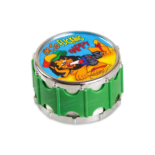 Dichavador De Metal Tambor Bob - Verde I