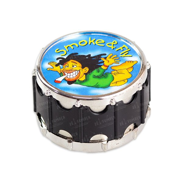 Dichavador De Metal Tambor Bob - Preto III