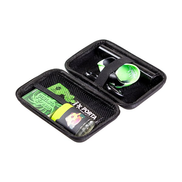 Kit Case Grande Porta - Verde e Preto