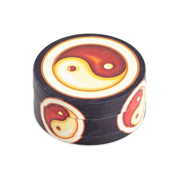 Dichavador de Metal Yin Yang - Preto