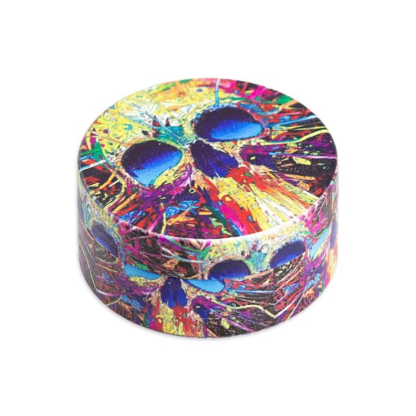 Dichavador de Metal Estampado Caveira- IV