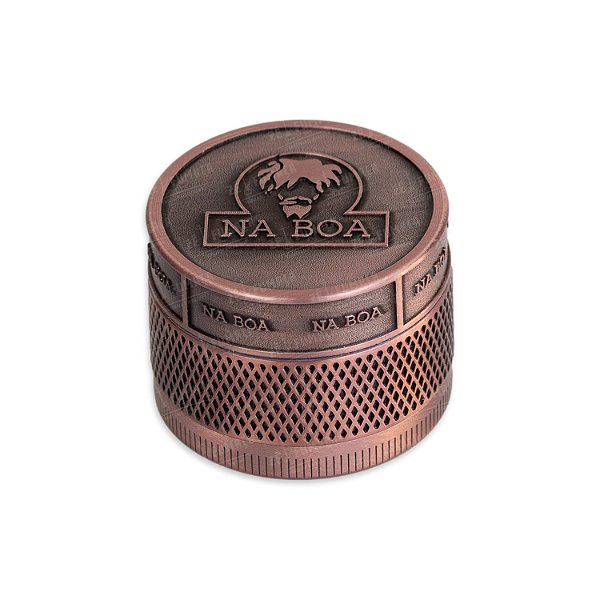 Dichavador de Metal Pequeno Na Boa - Bronze (4 Partes)