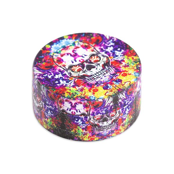 Dichavador de Metal Estampado Caveira- X