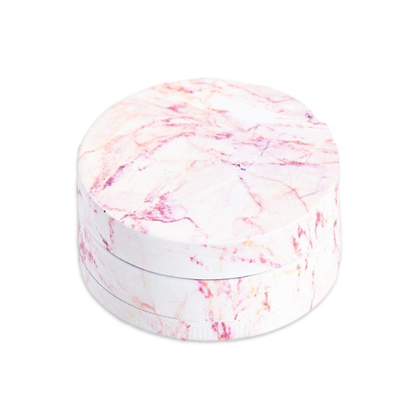 Dichavador de Metal Marmorizado - Rosa