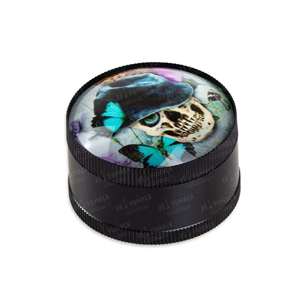 Dichavador de Metal 3D Skull - Borboleta