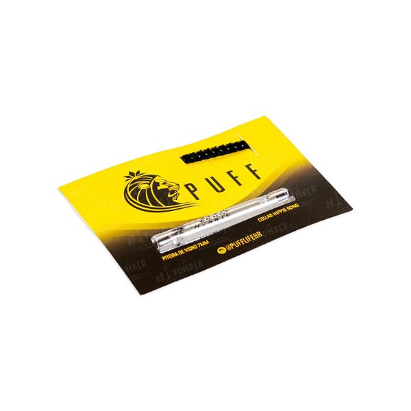 Piteira de Vidro Puff Liffe - Hippie Bong