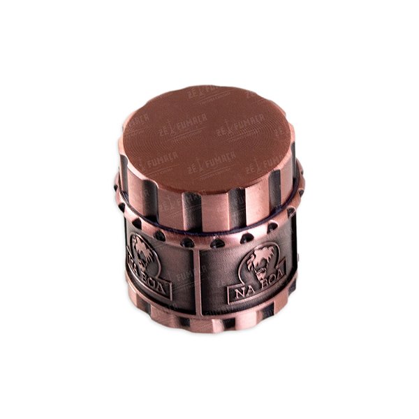 Dichavador de Metal Tambor Imã Na Boa - Bronze