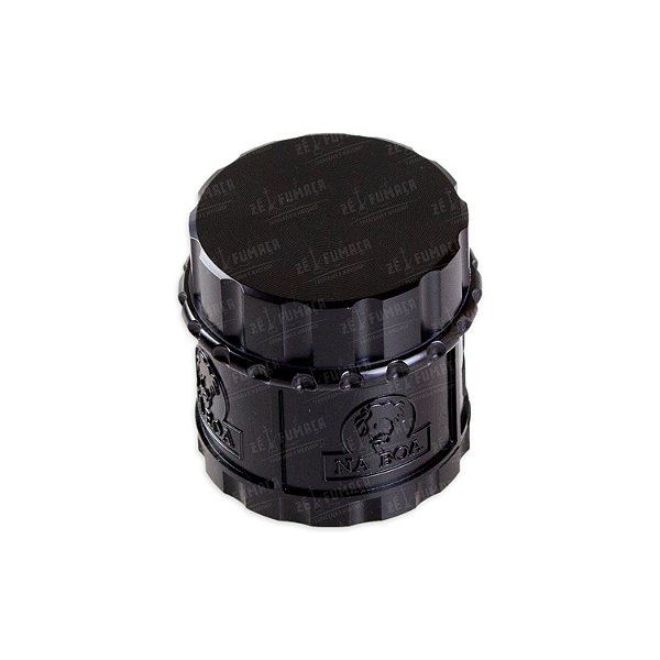 Dichavador de Metal Tambor Imã Na Boa - Preto