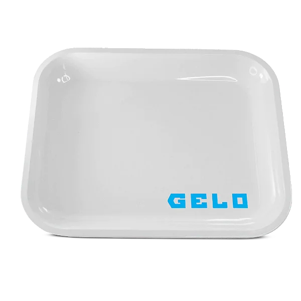 Bandeja de Metal Grande Gelo - Branco