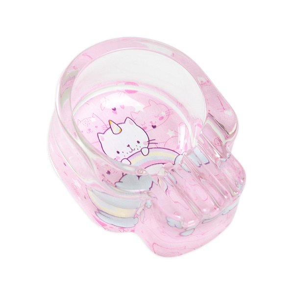 Cinzeiro de Vidro Caveira - Unicorn Cat