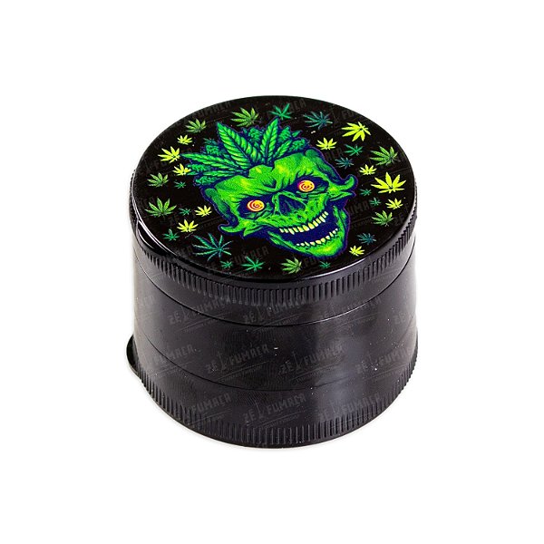 Dichavador de Plástico Skull Preto -Skull