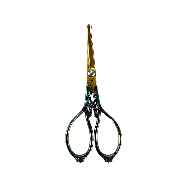Tesoura Abduzido Ice Round (Sem Ponta) - Camaleão Gold