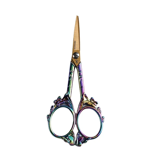 Tesoura Abduzido Butterfly Curve - Camaleão Gold