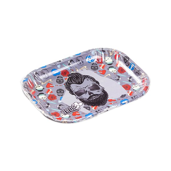 Bandeja de Metal Vintage Old Shool Silver - Bros