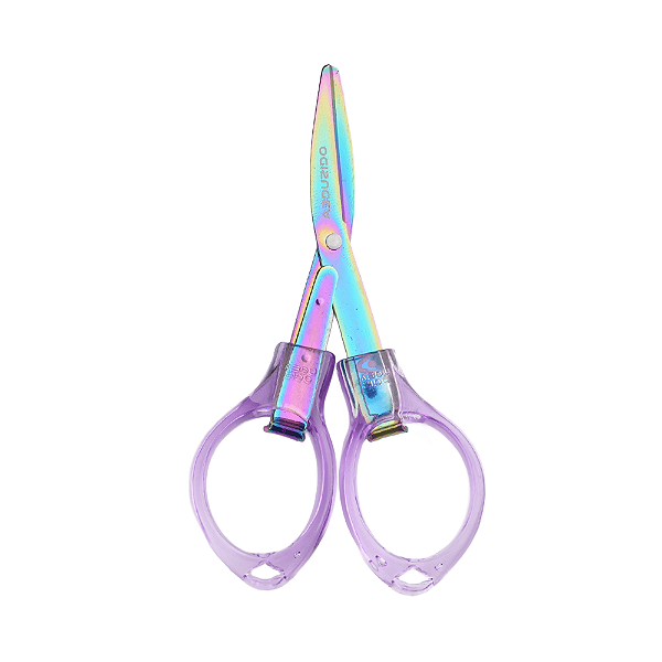 Tesoura Abduzido Dobrável Dry - Roxo e Camaleão