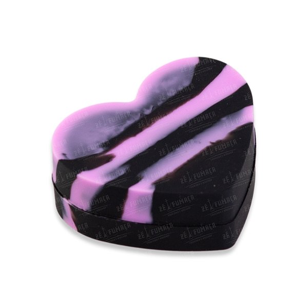 Slick Container Coração 17 ml - Rosa e Preto