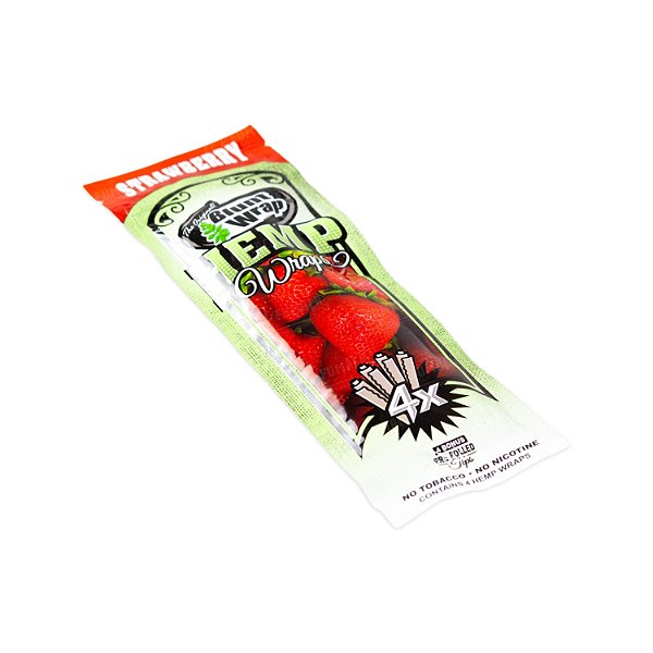 Blunt Wrap c/4 e Piteira - Strawberry