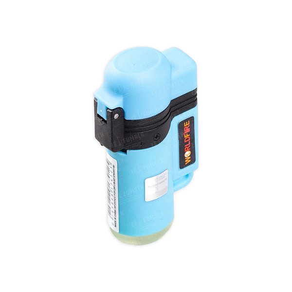 Isqueiro Maçarico WF Fosco (1 Chama) - Azul Claro